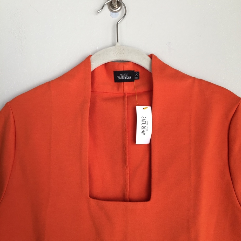 NWT Kate Spade Saturday Squared Neck Jersey Dress
